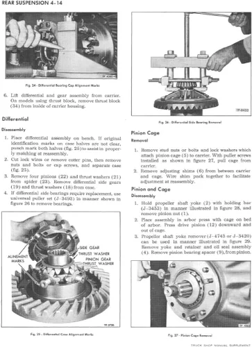 Vista 4 de 1965Chevy Pickup Truck Shop Servicio Manual de reparación libro Motor eléctrico