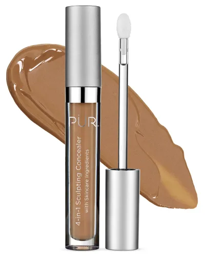 Vista 8 de PÜR MINERALS 4-in-1 Sculpting Concealer for Women - Conceals, Brightens, Plumps & Corrects - Hydrating & Moisturizing Makeup Concealer with Medium