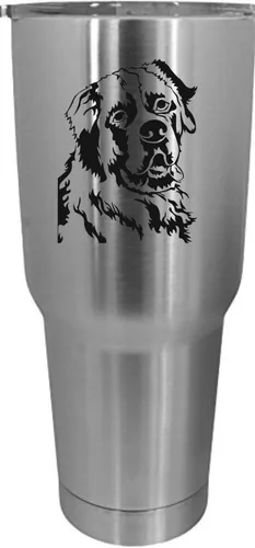 Vista 334 de Cairn Terrier - Vaso grabado con temática de perro, 30 onzas