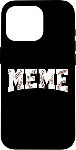 Vista 20 de Baseball Meme Grandma Gift for Grandon's Game Day Case for iPhone 17