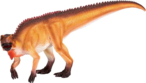 Vista 2 de MOJO Deluxe Mandschurosaurus - Figura de dinosaurio realista con diseño de pato pintada a mano, 9.8 x 2.8 x 4.3 pulgadas