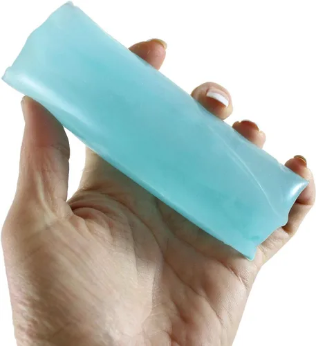 Vista 6 de Juego de 2 serpientes grandes de neón que brillan en el agua – Juguete para el estrés – Tubo de Wiggly Wiggler resbaladizo – Pelota sensorial