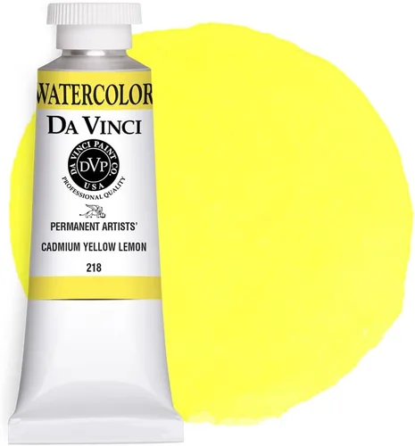 Vista 112 de DA VINCI PAINTS Pintura Acuarela Profesional para Artistas, Azul Cobalto, 15mL
