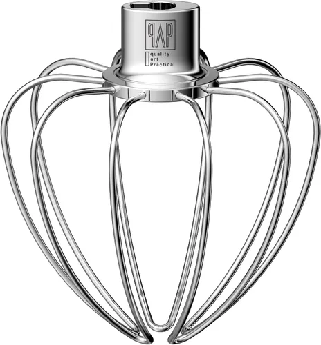 Vista 9 de Accesorio de batidor resistente para KitchenAid Artisan Mini de 3.5 cuartos de galón con cabezal basculante - Látigo de alambre de acero inoxidable
