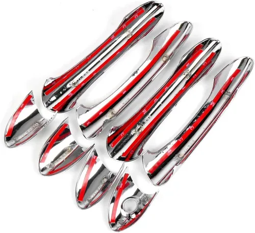 Vista 4 de Dreamseek 8 piezas de cubierta de manija de 4 puertas compatibles con Hyundai Sonata I45 YF 2011 2012 2013 2014 exterior ABS moldeado protector