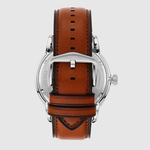 Vista 3 de Fossil - Reloj de pulsera automático y mecánico de estilo Townsman en acero inoxidable para hombre