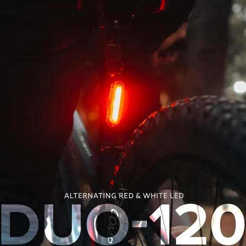 Vista 6 de BX-Series USB-C Bike Light Set - Front and Back - 12Hr Max Long Lasting Rechargeable Headlight, Bicycle LED for Night Riding, w/14hr Max Rear