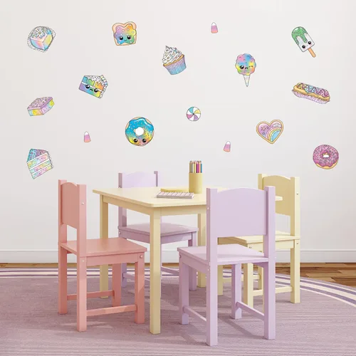 Vista 9 de Decalcomania - Calcomanías de pared con cita de cocina, calcomanías de pared con cita para hornear, calcomanías extraíbles para despegar y pegar
