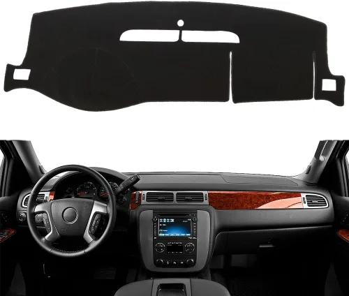 Vista 9 de Cubierta de Tablero a Medida para Chevy Chevrolet Silverado/GMC Sierra C1500 C2500 C3500 K1500 K2500 K3500 de 1997-2000, GMC Yukon/Chevy Tahoe