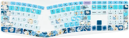 Vista 11 de Funda de silicona para teclado compatible con Logitech Ergo K860, diseño ergonómico de EE. UU., accesorios Logitech K860, lindo gato