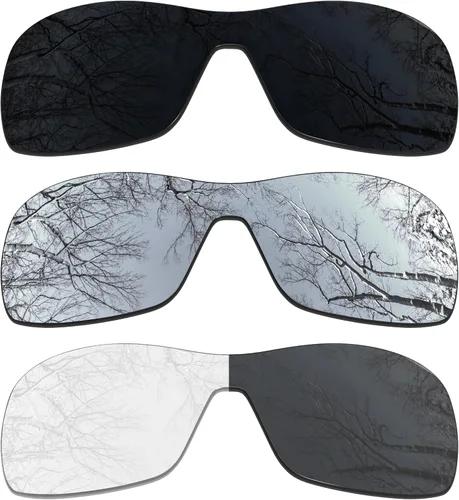 Vista 24 de ToughAsNails 3 pares de lentes polarizadas de repuesto para Oakley Antix Pack