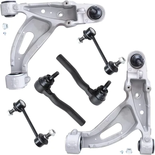 Vista 84 de Detroit Axle - Kit de brazos de control delantero para Chevy Silverado 1500 GMC Sierra 1500 GMC Sierra 1500 Avalanche Yukon Tahoe Escalade ESV EXT