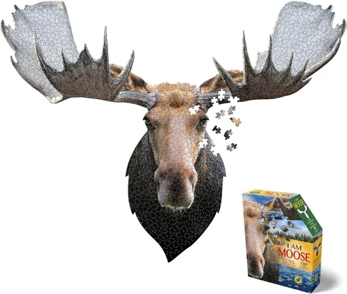 Vista 6 de Madd Capp Puzzles Jr. - I AM Lil' Bear - 100 piezas - Rompecabezas en forma de animal