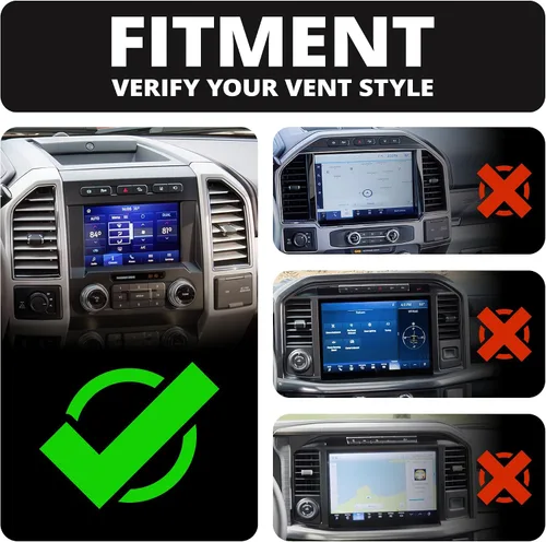 Vista 3 de Tackform Link - Soporte magnético de carga inalámbrica para teléfono, compatible con MagSafe, Ford F-150 2015-2020, Super Duty 2017-2021, Expedition