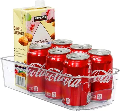 Vista 3 de SimpleHouseware Dispensador de latas de bebidas apilables + organizador de cocina