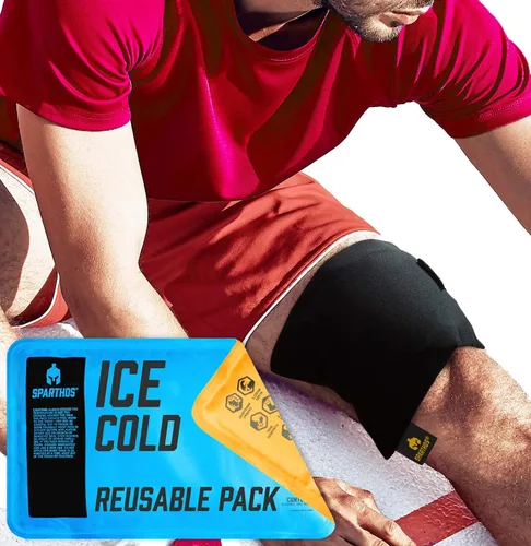 Vista 10 de Sparthos - Bolsas de hielo para lesiones (gel reutilizable en frío caliente)
