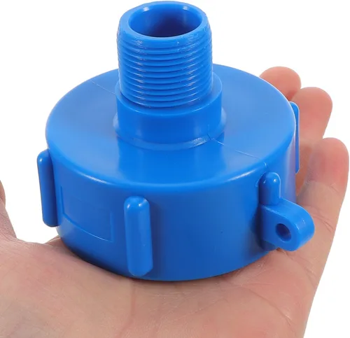 Vista 4 de 2pcs Ibc Tank Valve Adapter 2 Inch to 6 Point Plastic Reducer Fitting