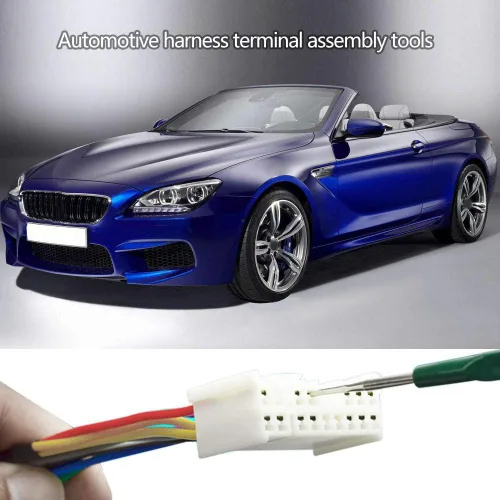 Vista 2 de Herramienta de liberación de terminal Gorgeri para molex, 5 unidades (1 juego) arnés de cableado automotriz terminal enchufe enchufe enchufe