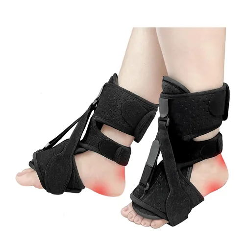 Vista 7 de 1 paquete de férula nocturna para fascitis plantar, alivia el dolor de pies por la mañana, dolor de pies de tendinitis de Aquiles, caída de pies
