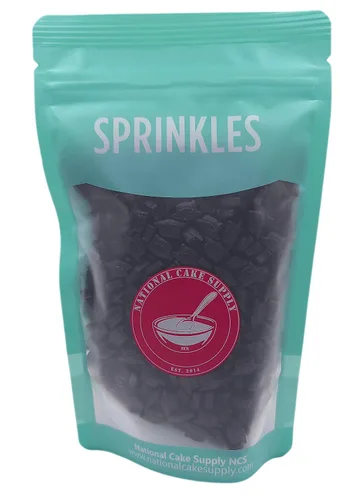 Vista 3 de NCS Gránulos comestibles de caramelo en forma de gorra de graduación – Decoración de cupcakes, pasteles y galletas, 7 onzas Gorra Grad Negra