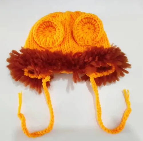 Vista 3 de JIAHG Accesorios de fotografía para bebé recién nacido, traje de punto de ganchillo lindo sombrero y pantalones de dinosaurio para sesión de fotos