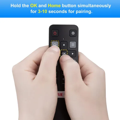 Vista 3 de Reemplazo de voz para control remoto TCL-Android-TV, nuevo control remoto RC802V actualizado para televisores inteligentes TCL con función de voz