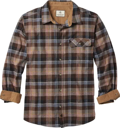 Vista 43 de Legendary Whitetails Camisa de franela de manga larga con botones para hombre, 100% algodón