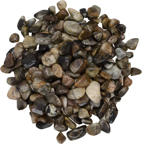 Vista 35 de Piedras de ágata mixta de 1 libra de África - 0.5 a 0.75 pulgadas promedio - Rocas pulidas para artes y manualidades, reiki, wicca y mucho más.
