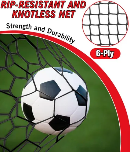 Vista 2 de Queension Porterías de fútbol para niños para el patio trasero, portería emergente de fútbol de 3.5x3 pies para niños de 3-5 años, 8-12