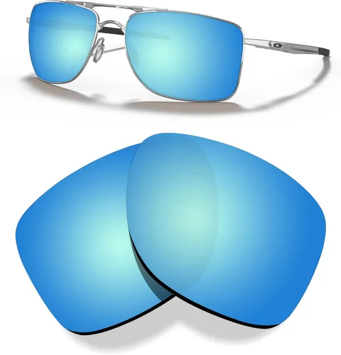 Vista 3 de Lentes de repuesto polarizadas prémium de 0.059 in para gafas de sol Oakley Gauge 8 L OO4124-xx (2.441 in) - Multiopciones