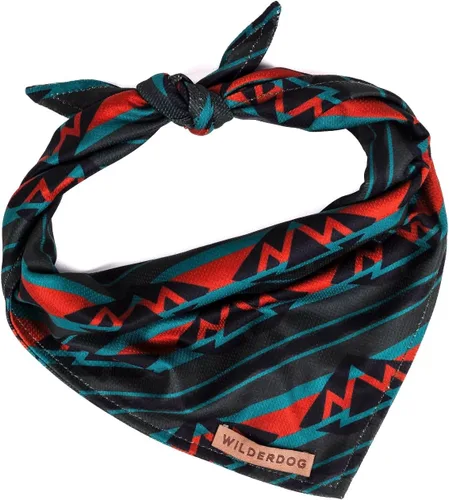 Vista 38 de Wilderdog Bandana para perro con material ligero de malla de mezcla de poliéster de secado rápido en agave