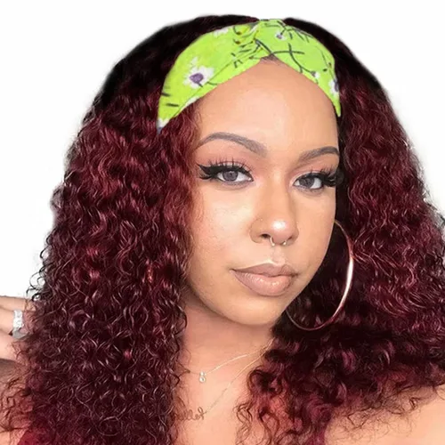 Vista 41 de Celiarita Peluca de cabello humano rizado birmano de 20 pulgadas, sin pegamento, pelucas de cabello humano rizado 3 en 1 para mujer, con cordón sin