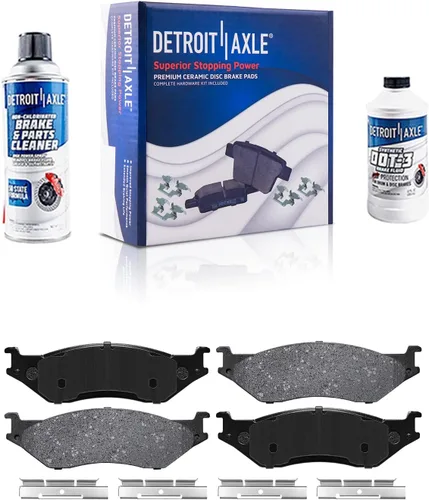 Vista 29 de Detroit Axle - Pastillas de Freno Delantero para Nissan Altima Maxima Sentra 350Z Cube Juke Versa INFINITI G35 I30 I35 Suzuki SX4 Crossover