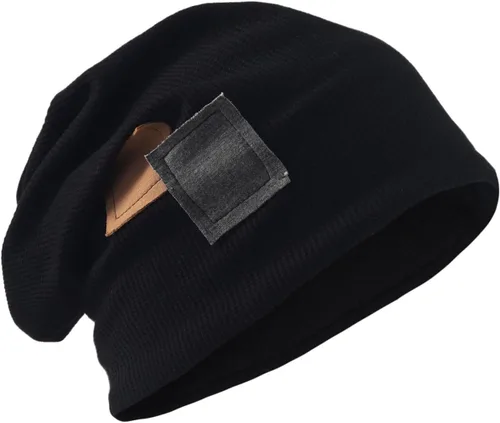 Vista 51 de FORBUSITE Gorro de punto largo holgado para hombre para verano e invierno, de gran