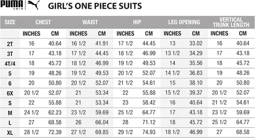 Vista 7 de PUMA Girls' Spaghetti Strap One Piece Swimsuit