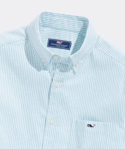 Vista 3 de vineyard vines Camisa Oxford de rayas de ajuste clásico para hombre