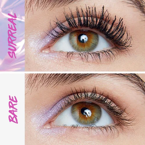 Vista 2 de Máscara de pestañas lavable The Falsies Surreal Extensions de Maybelline, máscara de volumen y alargamiento, maquillaje, negro más negro, 1 unidad