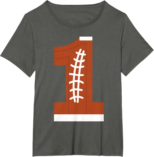 Vista 55 de 1st Birthday Football Ball Boys Camiseta de regalo de 1 año Negro