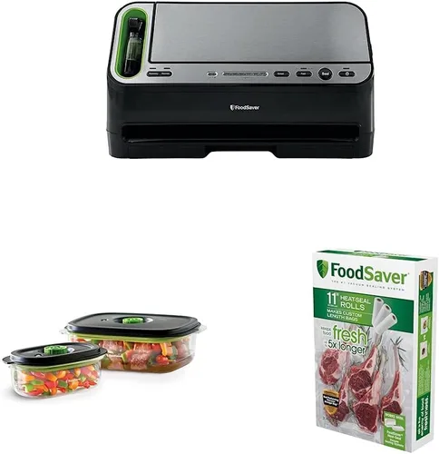 Vista 10 de FoodSaver Sistema de sellado al vacío V4400 + recipientes para conservar alimentos (paquete de 2)