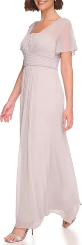 Vista 2 de Jessica Howard Vestido de manga corta con cuello en V para mujer