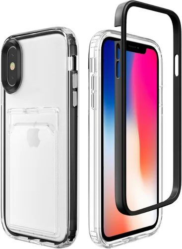 Vista 16 de ZCDAYE Funda para iPhone 11, iPhone 11 (6.1 pulgadas) con tarjetero y funda transparente de TPU suave a prueba de golpes para iPhone 11