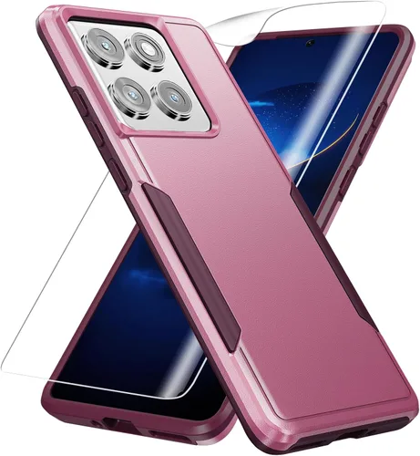 Vista 22 de Funda para Moto G 5G 2022, con protector de pantalla [prueba de caídas de grado militar], funda protectora resistente de servicio pesado robusto a