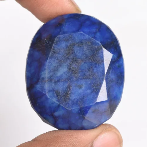 Vista 2 de Gemhub 279.00 CT. Piedra preciosa suelta azul zafiro 1.457 x 1.220 x 0.984in regalo para alguien especial DO-617
