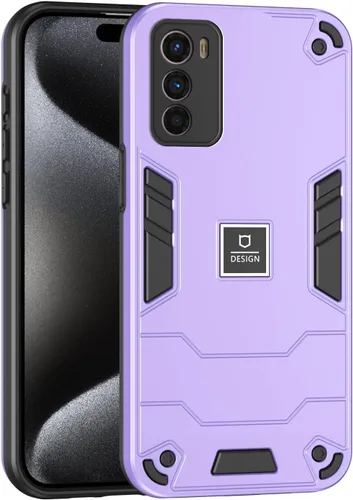 Vista 6 de Funda compatible con Redmi A1, compatible con Redmi A2 2 en 1 [PC dura + TPU], funda de teléfono negra