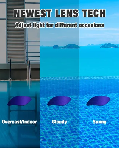 Vista 4 de XDX Gafas de natación para niños, gafas polarizadas con protección UV, antiniebla sin fugas para niños y jóvenes de 6 a 14 años