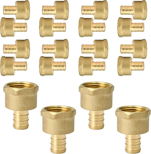 Vista 10 de 10 piezas HeSun 1/2 "PEX Crimp x 1/2" Hembra NPT Drop Ear Codo