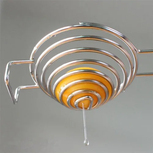 Vista 4 de Separador de huevos de plata, herramienta separadora de yema blanca, divisor de huevos de acero inoxidable de grado alimenticio, extractor