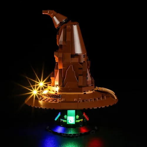 Vista 3 de LIGHTAILING Luz para Lego-76429 Talking Sorting Hat – Kit de iluminación LED compatible con el modelo de bloques de construcción Lego – NO incluido