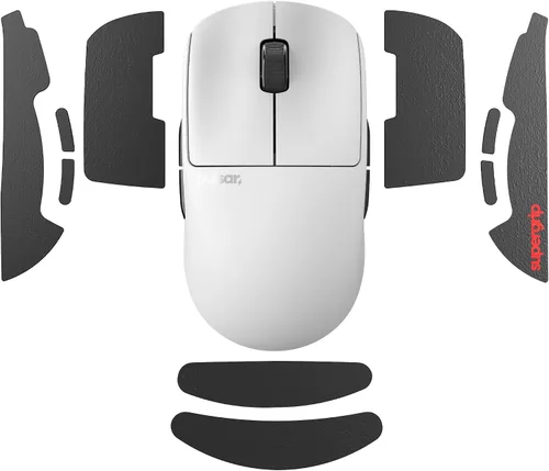 Vista 15 de Pulsar Gaming Gears SUPERGRIP - Juego de cintas de agarre para X2, X2V2 Transparente
