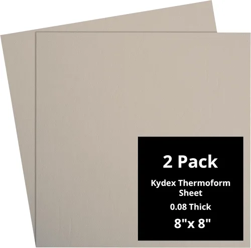 Vista 106 de Kydex Sheets - Solid Color DIY Kit for Crafting Holsters, Sheaths, and Mag Pouches - (8x8, 8x12, 12x12), Premium Thermoform Sheets - Thick, Durable